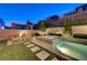 Relaxing pool and spa area with plenty of space for lounging at 6411 Wild Blue Ct, Las Vegas, NV 89135