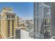 Stunning aerial view of the city skyline and pool at 2600 W Harmon Ave # 24010, Las Vegas, NV 89158