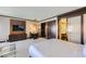 Elegant Primary bedroom with ensuite bathroom and city views at 2600 W Harmon Ave # 24010, Las Vegas, NV 89158