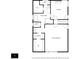 Detailed floor plan showcasing the layout of the second floor with primary bedroom suite, laundry room, and additional bedroom at 2868 Vista Del Sol Ave, Las Vegas, NV 89120