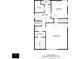 Detailed floor plan showcasing the layout of the second floor with primary bedroom suite, laundry room, and additional bedroom at 2868 Vista Del Sol Ave, Las Vegas, NV 89120