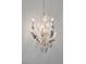 White leaf-design chandelier with candle-style lights at 3004 El Camino Ave, Las Vegas, NV 89102