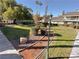 Landscaped grounds with walking path and lawn at 3004 El Camino Ave, Las Vegas, NV 89102