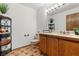 Functional bathroom featuring tiled floors, vanity with sink, and neutral decor at 3841 Hildebrand Ln, Las Vegas, NV 89121