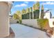 Private backyard with a paved patio area at 2410 Encouraging Ct, Henderson, NV 89052