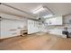 Organized garage with built-in cabinets and functional layout at 2820 Goldcreek St, Henderson, NV 89052