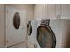 Well-equipped laundry area with modern washer and dryer at 2820 Goldcreek St, Henderson, NV 89052