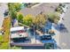 Aerial view of property, RV, and surrounding landscape at 5912 Sea Hunter St, North Las Vegas, NV 89031