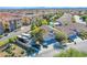 Aerial view of house, RV, and surrounding neighborhood at 5912 Sea Hunter St, North Las Vegas, NV 89031