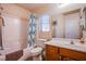 Simple bathroom with shower/tub combo at 5912 Sea Hunter St, North Las Vegas, NV 89031