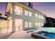 Stunning backyard with a pool and spa, plus an open balcony, perfect for relaxation at 605 Canyon Greens Dr, Las Vegas, NV 89144