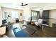 Spacious bonus room with hardwood floors, home office, and gym area at 12113 Rojo Roma Ave, Las Vegas, NV 89138