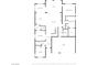 First floor layout of a two-story house at 12113 Rojo Roma Ave, Las Vegas, NV 89138