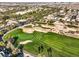 Aerial view of Rhodes Ranch community, showcasing golf course and homes at 315 Foster Springs Rd, Las Vegas, NV 89148