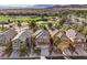 Aerial view of homes with mountain backdrop at 315 Foster Springs Rd, Las Vegas, NV 89148