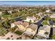 Aerial view of community, homes, and landscape at 315 Foster Springs Rd, Las Vegas, NV 89148