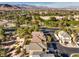 Aerial view of homes and landscape at 315 Foster Springs Rd, Las Vegas, NV 89148