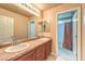 Double vanity bathroom with a separate tub and shower at 315 Foster Springs Rd, Las Vegas, NV 89148