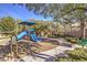 Community playground with slides and play structures at 315 Foster Springs Rd, Las Vegas, NV 89148