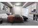 Modern bedroom with contemporary decor and artwork at 360 E Desert Inn Rd # 807, Las Vegas, NV 89109