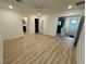 Bedroom with hardwood floors and multiple access doors at 3245 Montage Dr, Henderson, NV 89044