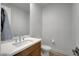 Clean bathroom with toilet and modern vanity at 10254 Fairview Ridge Ct, Las Vegas, NV 89166