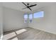 Spacious bedroom with ceiling fan and large windows at 10254 Fairview Ridge Ct, Las Vegas, NV 89166