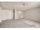 Spacious bedroom with carpet, double closets and access to bathroom at 3187 Silver Saddle St, Las Vegas, NV 89169