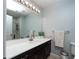 Clean bathroom with updated vanity and shower at 3368 Epson St, Las Vegas, NV 89129