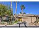 Single story home with attached two car garage at 525 Summer Mesa Dr, Las Vegas, NV 89144