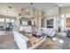 Open living space with kitchen and dining area views at 525 Summer Mesa Dr, Las Vegas, NV 89144