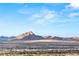 Panoramic view of the city and mountains from a hillside property at 612 Dragon Mountain Ct, Henderson, NV 89012