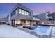 Modern home featuring a luxury pool and patio area, perfect for outdoor living and entertaining at 612 Dragon Mountain Ct, Henderson, NV 89012