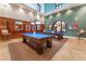 Game room with two billiard tables at 5904 Sorto Lago St, North Las Vegas, NV 89081