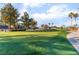 Community putting green with landscaping at 5904 Sorto Lago St, North Las Vegas, NV 89081