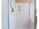 Clean shower stall with glass enclosure at 5904 Sorto Lago St, North Las Vegas, NV 89081