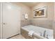 Bright bathroom featuring a large soaking tub at 211 E Flamingo Rd # 610, Las Vegas, NV 89169