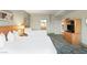 Bright bedroom featuring two beds with an ensuite bathroom at 211 E Flamingo Rd # 610, Las Vegas, NV 89169