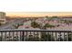 Balcony view overlooking the neighborhood with sunrise at 211 E Flamingo Rd # 610, Las Vegas, NV 89169