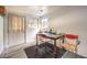 Small dining area with table and chairs, located near kitchen at 3968 Mont Blanc Way, Las Vegas, NV 89124