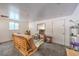 Living room features a futon and shelving unit at 3968 Mont Blanc Way, Las Vegas, NV 89124