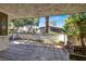 Backyard patio area with tiled flooring at 3427 Manzano Cir, Las Vegas, NV 89121