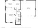 Detailed floor plan showing the layout of the living room, kitchen, laundry, and garage at 2731 Heathrow St, Las Vegas, NV 89135