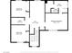 Upstairs floor plan showing the layout of the primary bedroom and two additional bedrooms at 2731 Heathrow St, Las Vegas, NV 89135