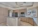 Well-equipped kitchen with stainless steel appliances and an island at 3767 Darren Thornton Way, Las Vegas, NV 89120