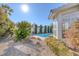 Refreshing pool area with a view of the home at 3767 Darren Thornton Way, Las Vegas, NV 89120