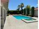 Sparkling pool with built-in spa and patio at 3767 Darren Thornton Way, Las Vegas, NV 89120