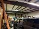 Large garage interior with overhead lighting and ample storage space for vehicles and equipment at 555 Cooper St, Overton, NV 89040