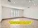 Large bonus room created from a permitted garage conversion at 4386 El Carnal Way, Las Vegas, NV 89121