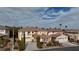 Aerial view of a two-story house and surrounding neighborhood at 866 La Sconsa Dr, Las Vegas, NV 89138